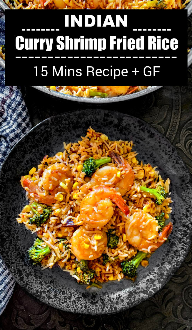 indian curry shrimp fried rice