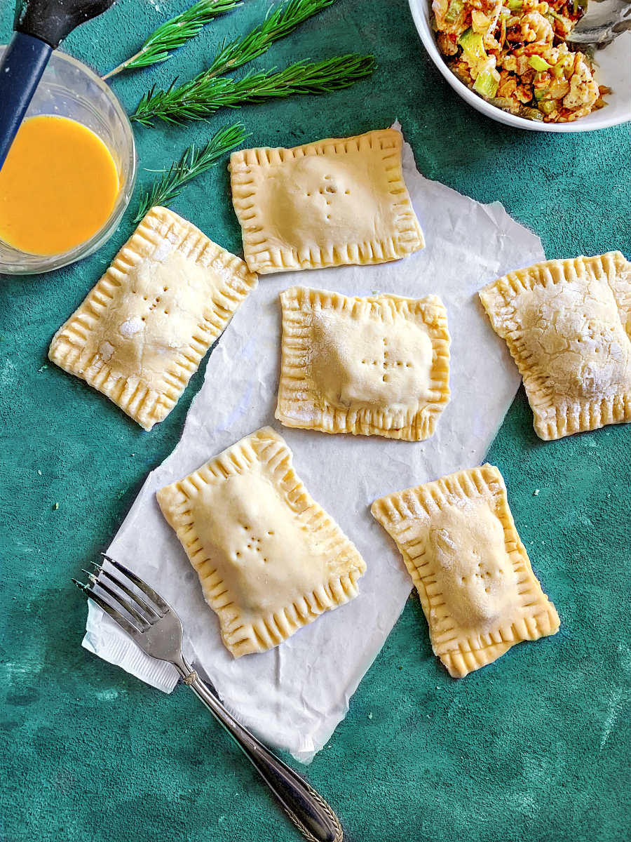 indian keema puff pastry