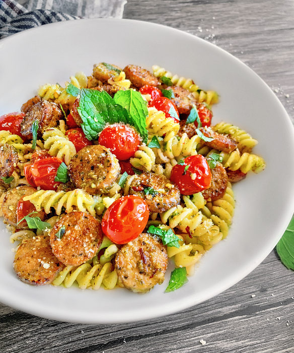 pesto chicken pasta recipe