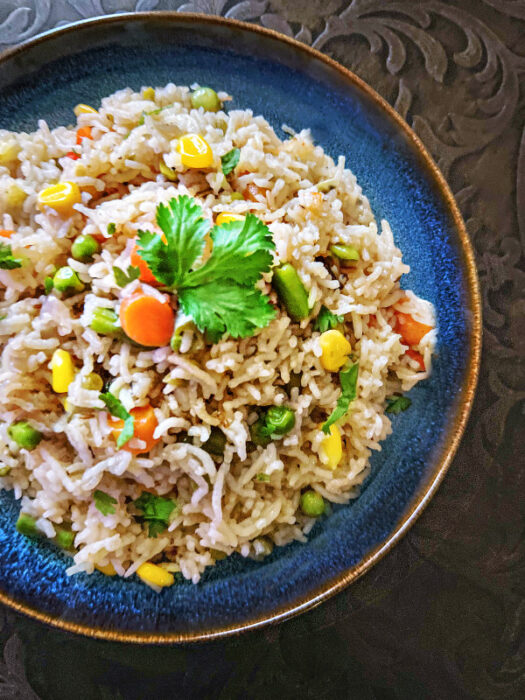 Brown Rice Vegetable Pilaf / Pulao