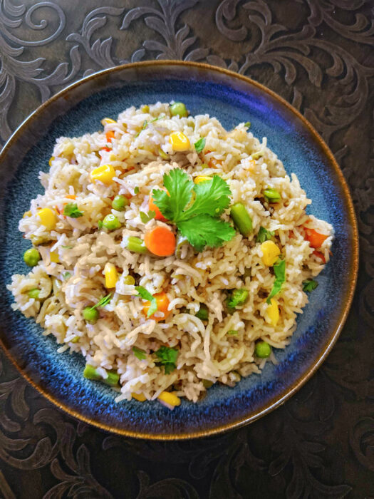 Brown Rice Vegetable Pilaf / Pulao