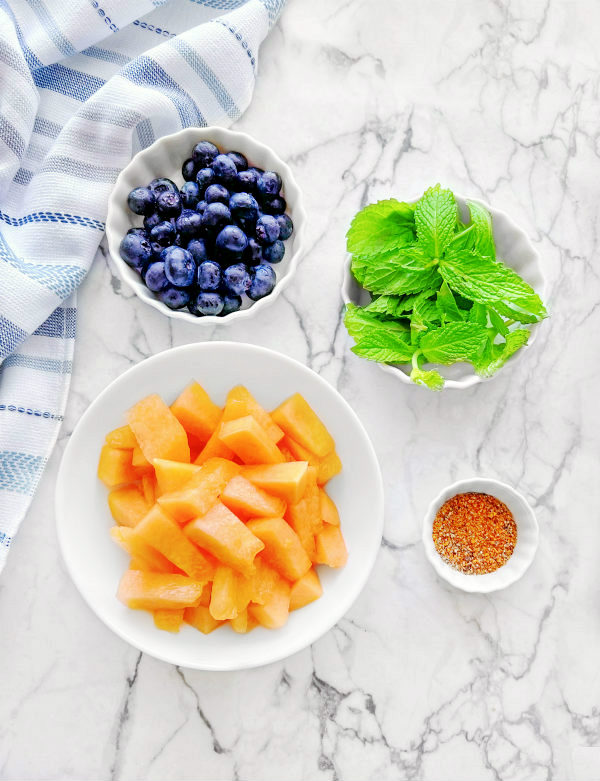 cantaloupe salad ingredients