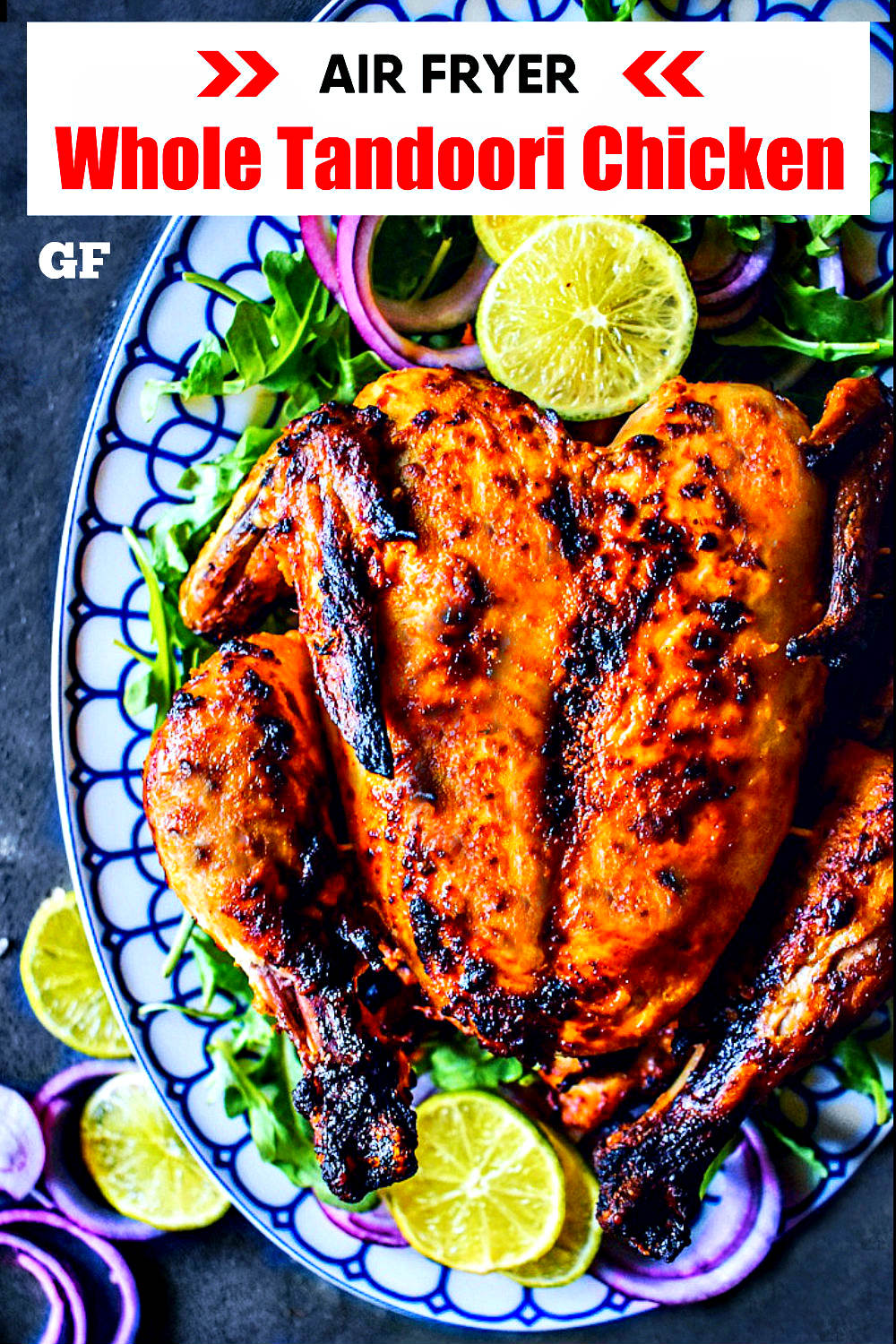 Air Fryer Whole Tandoori Chicken Recipe