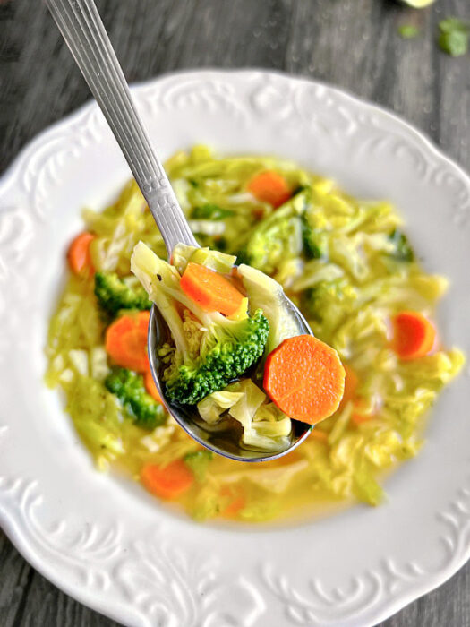 Diet Cabbage Soup Recipe (Healing, Vegan & Glutenfree)