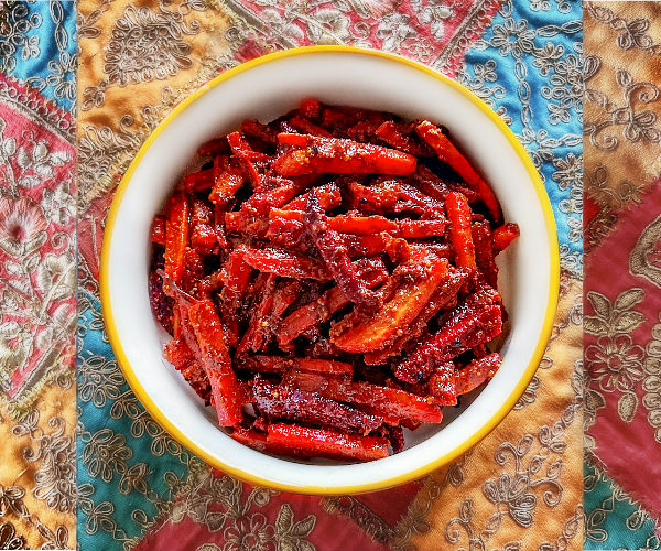 beetroot carrot radish instant pickle indian
