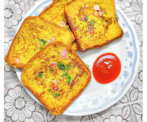easy masala french toast recipe