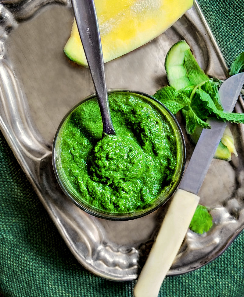 pudina green mango chutney recipe