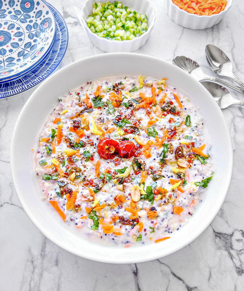 indian yogurt quinoa recipe