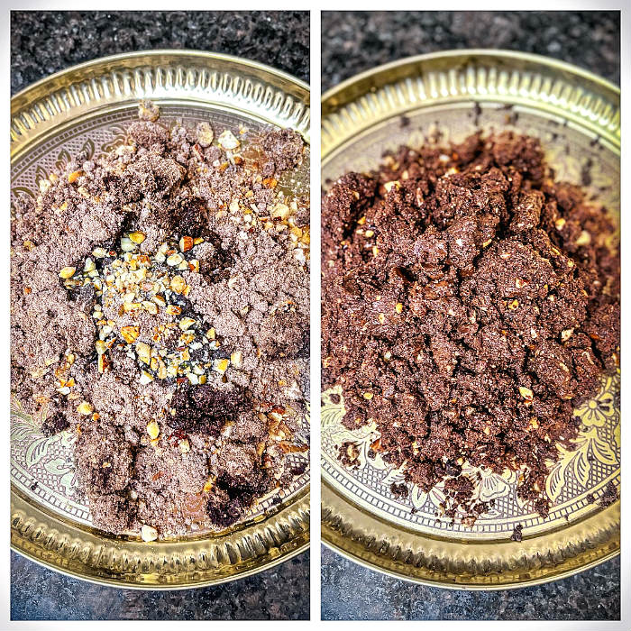 ragi chocolate ladoo - sugarfree chocolate nachni laddu 